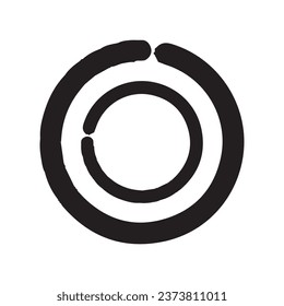 circle load icon element logo