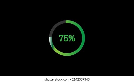 Circle loading icon template. Update or loading symbol for web or application