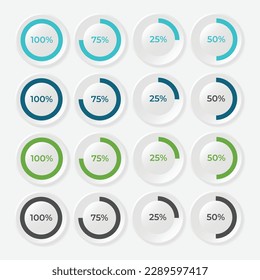 Circle Loading and Progress Bars Collection Set