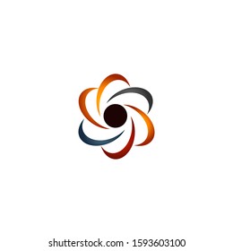 circle logo abstract design template