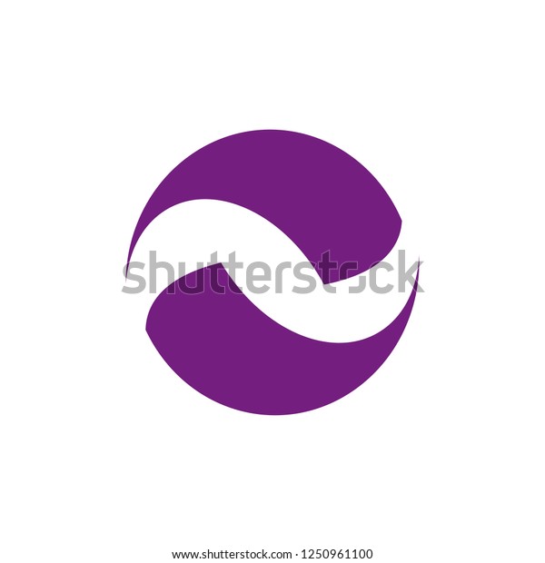 Circle logo around the blade vector
concept, Earth logo design with textured
stripes