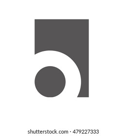 Circle Logo Design, Abstract B Letter Logo