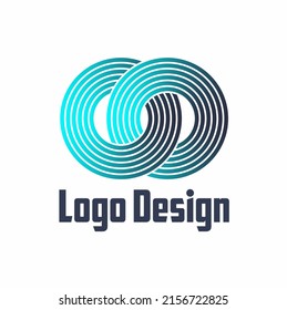 Diseño de logotipo en círculo para empresas