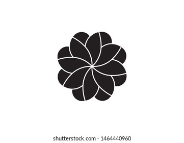 Circle Logo Design, colorful round shape 