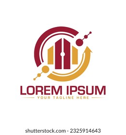 Design des Circle Logo-Designs kreatives Logo, modern und einzigartig 
