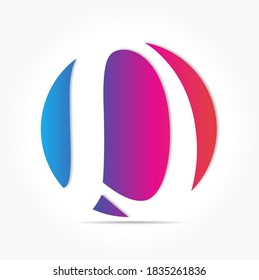 Un diseño de logotipo de círculo. Diseño de elementos. Logotipo de la compañía