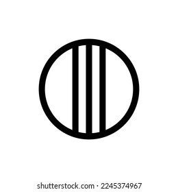 circle logo design in simple and modern style