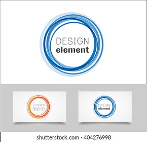 Circle logo design template