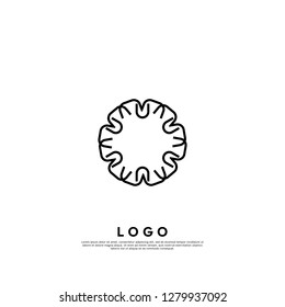 circle logo design template. creative sign. Universal vector icon. - Vector