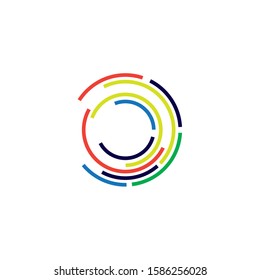circle logo design template vector
