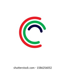 circle logo design template vector
