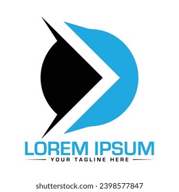 Diseño de logotipo en círculo Diseño de logotipo único y moderno