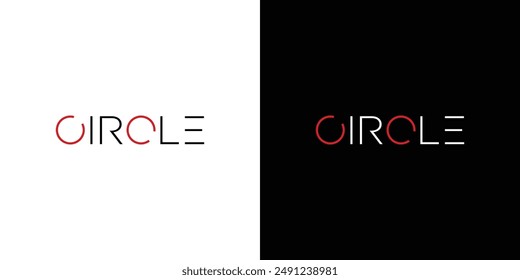 The Circle logo design is unique and modern