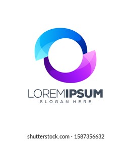 circle logo design vector illustration