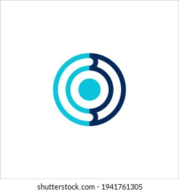 circle logo design vector sign 
