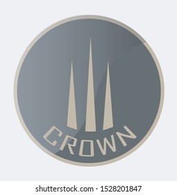 circle logo design, white background