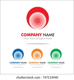 circle logo desigt template
