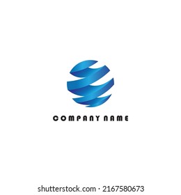 diseño gráfico de color de elemento de logotipo de círculo ilustración