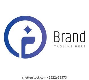 Elementos de modelo de design de ícone de logotipo de círculo. Usável para marcas e logotipos comerciais.
