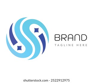 Elementos de Plantilla de diseño de icono de logotipo de círculo. Utilizable para la marca y los logotipos de negocios.
