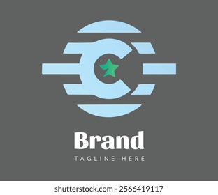 Circle logo icon design template elements. Usable for Branding and Business Logos.

