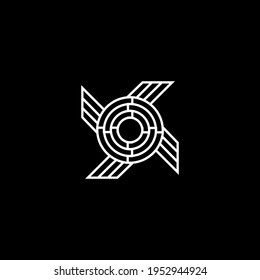 icono del logotipo de círculo. Apto para tu empresa