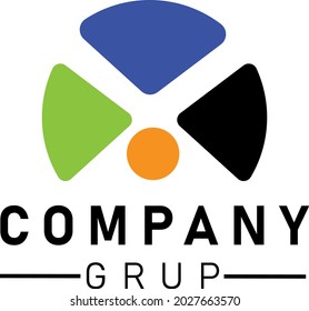 circle logo, illustration vector graphic  perfect for everyone comunity online shop and company