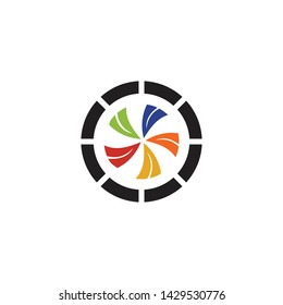 Circle logo inspiration vector template