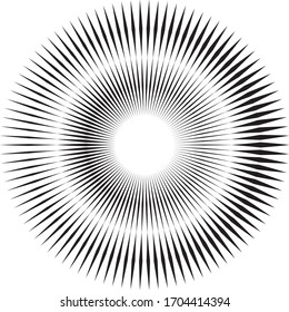 Circle Logo with lines.unusual icon Design .Background with circular Vector stripes .Geometric shape.