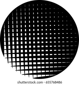 Circle Logo with lines.unusual icon Design .Background with Vector stripes .Geometric shape.