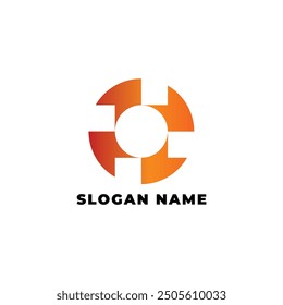 Circle logo moderne element minimalis