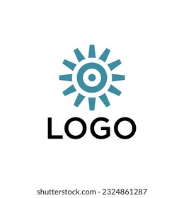 Circle-Logo mit modernem und geometrischem Design für Markenidentität