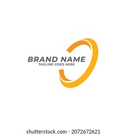 circle logo with modern style vector template.