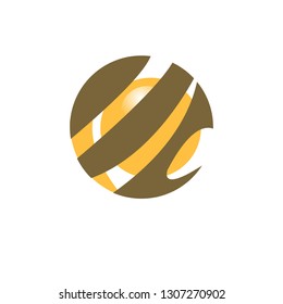 circle logo on white background