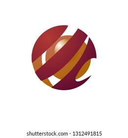 circle logo on white background