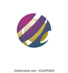 circle logo on white background