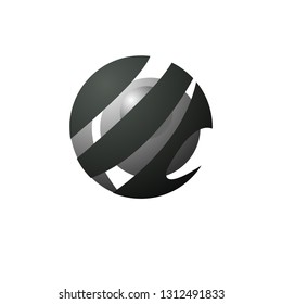 circle logo on white background