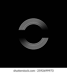 Circle logo stock vector logo design