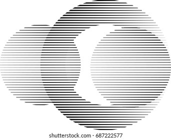 Lines Circle Form Spiral Vector Illustration Stock Vector (royalty Free 