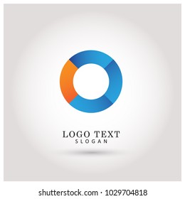 Circle Logo. Symbol and Icon Vector Template