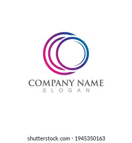 Circle logo symbol vector