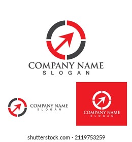 Circle logo and symbol vector