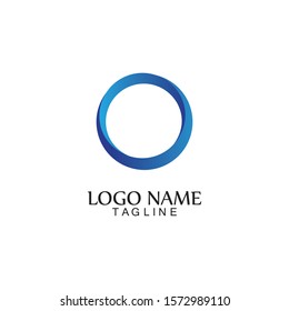 Circle logo and symbol vector icon template app