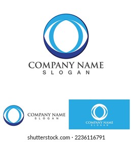 Circle logo and symbol vector icon template app