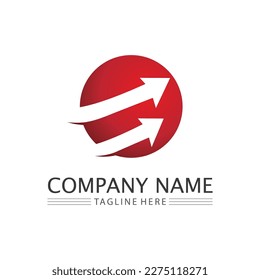Logotipo de círculo y aplicación de plantilla de icono de vector de símbolo