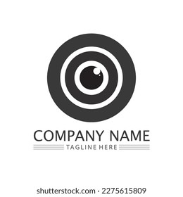 Circle logo and symbol vector icon template app