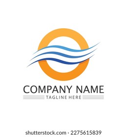 Logotipo de círculo y aplicación de plantilla de icono de vector de símbolo