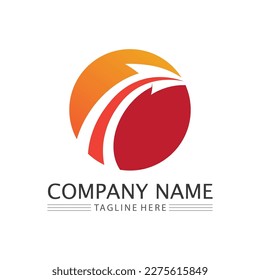 Circle logo and symbol vector icon template app