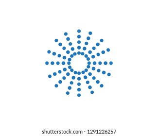  circle logo and symbols business technology
