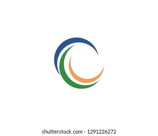 Turbine Circle Logo Design Concept Vector Stock Vector (Royalty Free ...